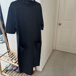 Zara xl midi knit dress